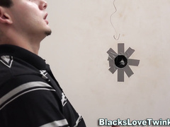 Big Black Cock Deep in White Man's Ass