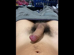 Teen jerks off and blows a load