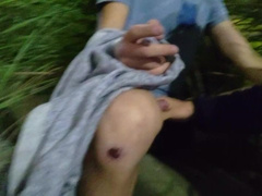 stepuncle jerk off & sucks his stepnephew in front of the avenue