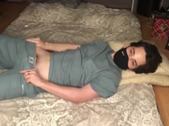 Russian Guy Jerks Off To Gay Porn And Passionately Cums