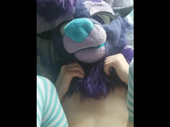 Femboy husky gets filled