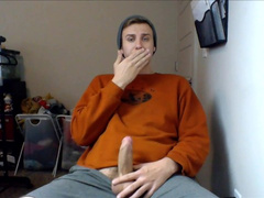 Stroking & Shooting a Massive Load