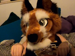 Matthew Fox get fucked hard bareback by his roommate ( POV / Fursuit / Murrsuit / Petsuit )