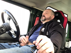 smoke wank cum in the car