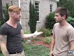 Johnny Rapid enjoys his neighbors guys only pool party