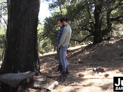 Big stiff arab cock Ali hammering hard outdoor at Alexander