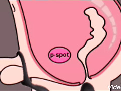 Testing prostate dildo in asshole with cumshot