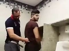 breeding a slut in a Public Bathroom