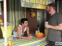 Johnny Rapid gets his young ass fucked in public