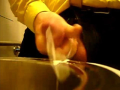 public restroom jerk and cum compilation