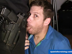 Real Str8 Cop Serviced